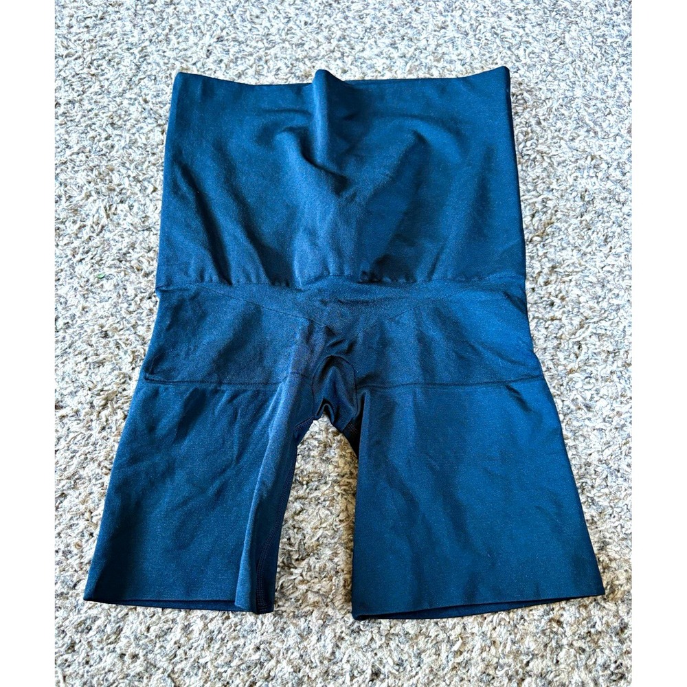 ASSETS by SPANX Black High-Waisted Firm Shaping Shorts Women's 1X